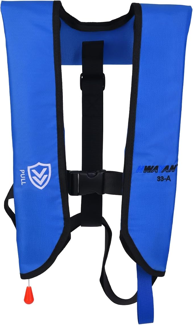 Automatic Inflatable Life Jacket | Inflatable PFD Jackets for Adults|Kayak Life Vest | for Outdoor Water Sports | Fishing Sailing | Jet Skiing | Supports up to 330 lbs