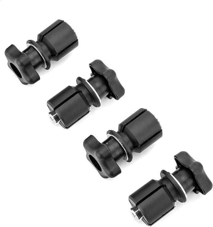 8Pcs ATV UTV Tie Down Anchors Kit Expansion Pin, Lock and Ride Bed Anchor Stainless Steel Compatible with Polaris Ranger General 1000 XP with 1-7/16" Hole