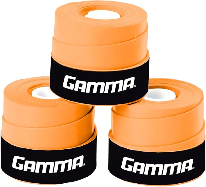 Gamma Sports Supreme Overgrip for Tennis, Pickleball, Squash, Badminton, and Racquetball Racquets, Multiple Pack Sizes and Colors