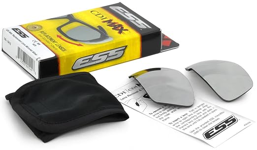 ESS Rplmt Lens, CDI MAX, Mirrored Silver, One Size (740-0416)