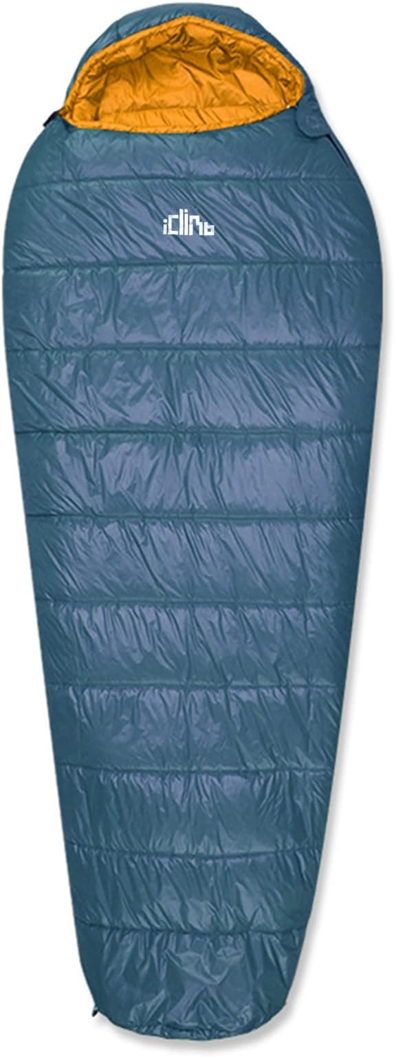 iClimb 1 3M Thinsulate Insulation Warm Blanket and 1 3M Thinsulate Insulation Sleeping Bag, Ultralight Compact for Adults Outdoor Camping Backpacking Hiking