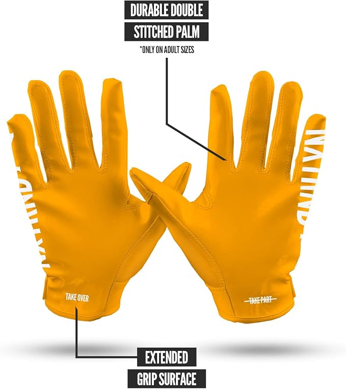 Nxtrnd G1 Pro Men's Football Gloves, Adult Sticky Receiver Gloves