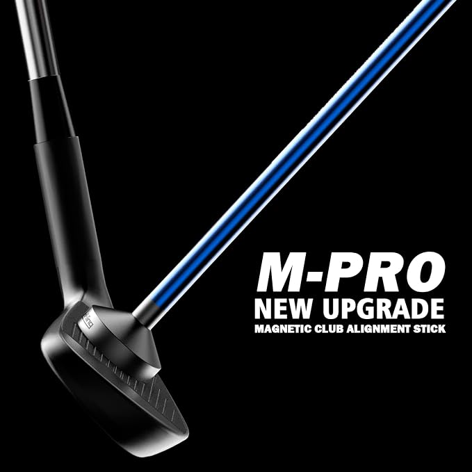 Golf Magnetic Alignment Rods and 9ft/12ft Water Telescopic Golf Ball Retriever
