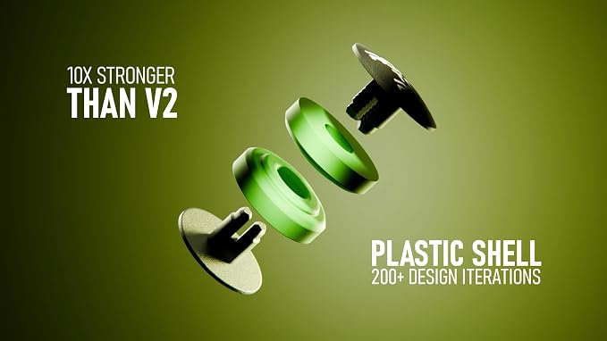 RTP Tennis Racket Vibration Dampener - ShockSorb Original or Ultrasoft V3 The Only Dampener Made for Pain Relief - Handcrafted with Patented Material Sorbothane Made in USA - 1 Pack Limited Warranty
