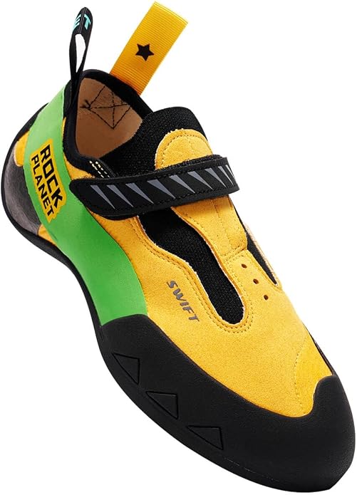 Climbing Shoes Men Lightweight Strong Anti-Slip Indoor Outdoor Rock Climbing Gym Training Beginner to Pro Performance
