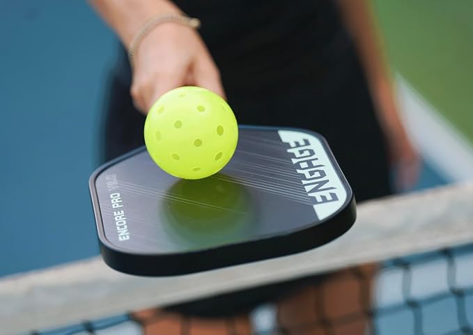 Engage Encore Pro V3.0 Pickleball Paddle | Raw Carbon Fiber & Polymer Core for All-Around Playability