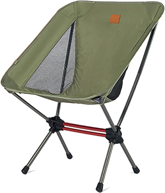 Naturehike Camping Chair, Foldable with Storage Bag, Outdoor Portable Chair for Adults, Lightweight, Supports 330lbs, Backpacking Chair for Fishing, Hiking, Beach, Lawn