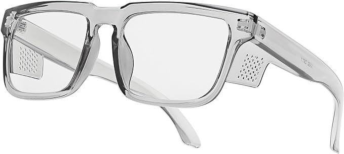 Z87 High-Visibility Construction Anti-Fog Photochromic UV400 Blue Light Blocking Impact Resistant Safety Glasses