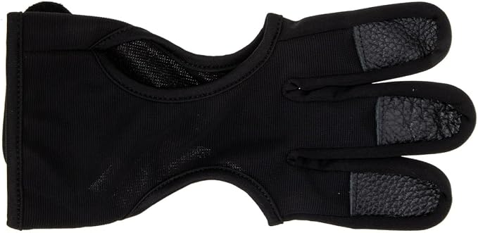 HANABASS 2pcs Archery Finger Stall Two Fingers Glove Wear-Resistant Archery Equipment Gloves