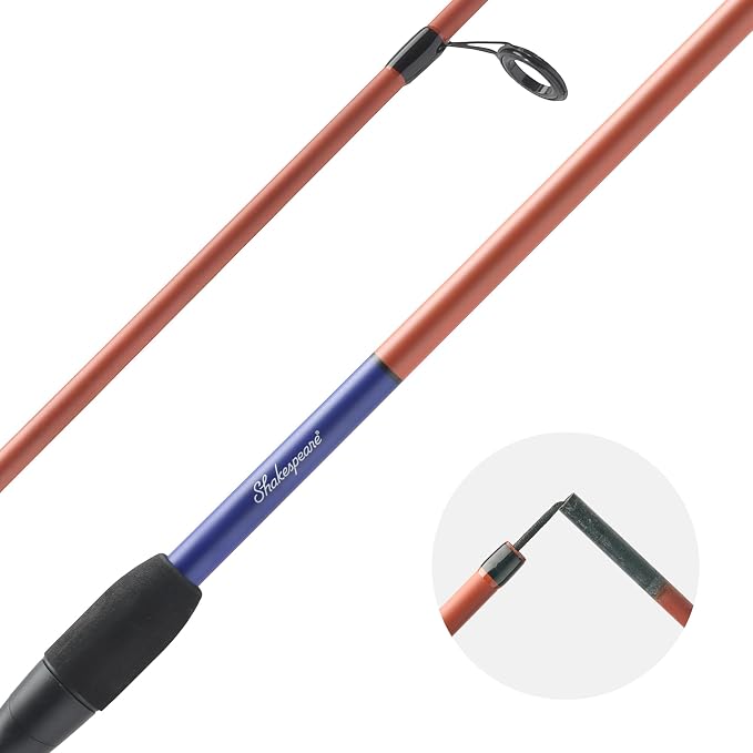 Shakespeare Catch More Fish Spinning Reel and Fishing Rod Combo with Kit