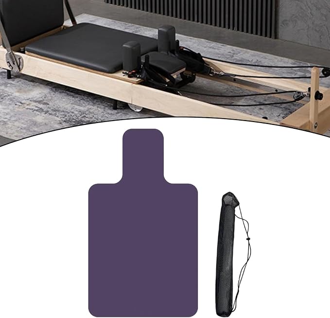Pilates Reformer Mat Towel Thick Portable Professional Nonslip Suede Rubber Lightweight with Mesh Bag Exercise Mat Cover