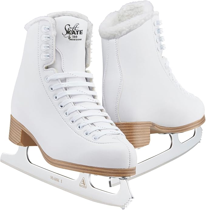 Jackson Ultima SoftSkate 380 Womens Ice Skates for Women/Kids | Comfortable Figure Skates for Ice Skating & Recreational Figure Skating, Ice Skates for Kids/Toddler Ice Skates-Medium Width