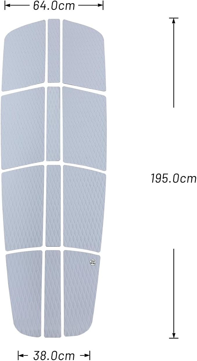 UPSURF SUP Deck Pad Surf EVA 3MM Glue Skidproof Top Stand Up Paddle Board SUP Deck Traction Pad Diamond Plate Pattern