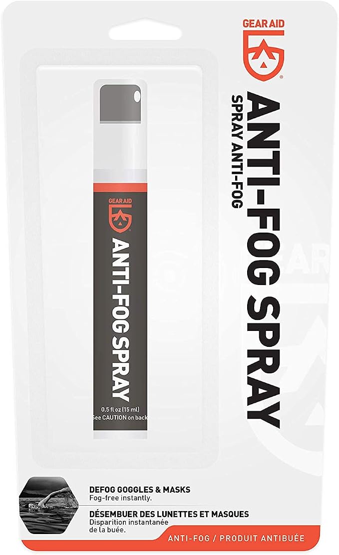 Gear AID Anti-Fog Spray and Cleaner for Goggles, Masks and Glasses