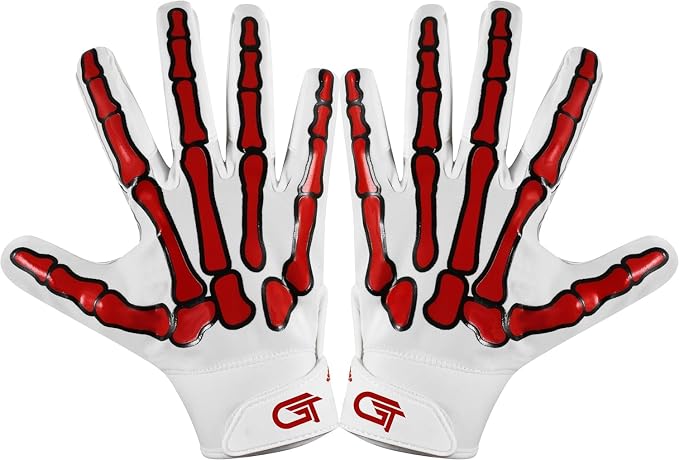 Glorious Traders Adult & Youth Football Gloves - Ultimate Performance Booster with Super Sticky Grip