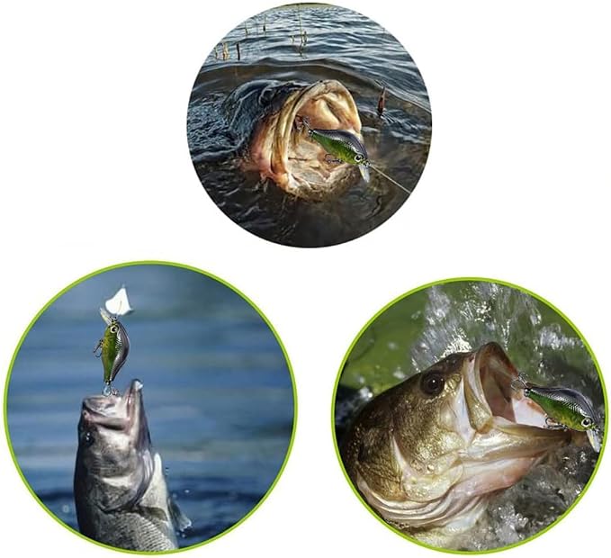 Fishing Lures Freshwater Bait Tackle kit.Tackle Box Including crankbaits topwater Lures,Jigs,Spoons and More Fishing Gear Set.Suitable for Bass Trout Salmon.