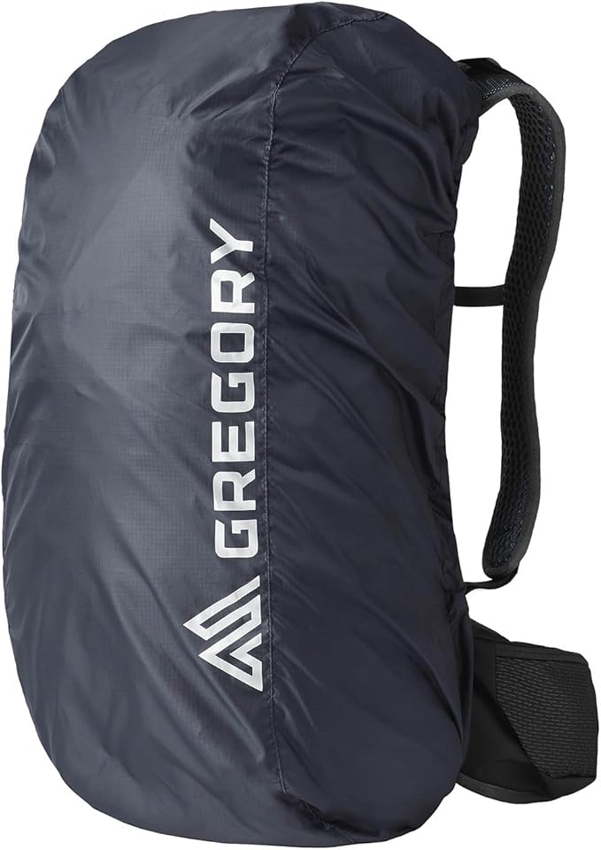 Gregory 30L-50L Waterproof Raincover for Backpacking/Hiking Bags, Obsidian Black