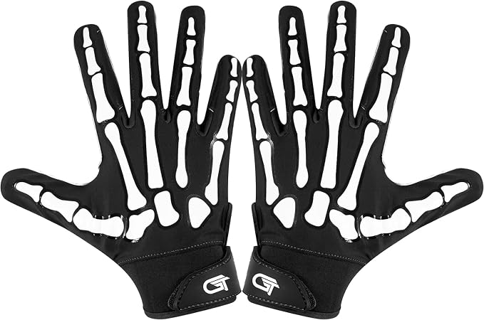 Glorious Traders Adult & Youth Football Gloves - Ultimate Performance Booster with Super Sticky Grip