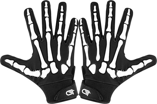 Glorious Traders Adult & Youth Football Gloves - Ultimate Performance Booster with Super Sticky Grip