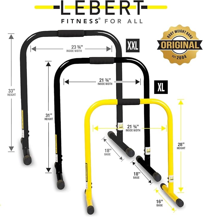 Lebert EQualizer Total Body Strengthener – Dip Station - Standard & XL