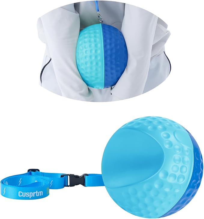 Golf Training Aid Ball for Impact Precision & Consistent Swings - Master Body Connection to Fix Slicing, Scooping & Chicken Wing | Simple and Effective Golf Training Tool