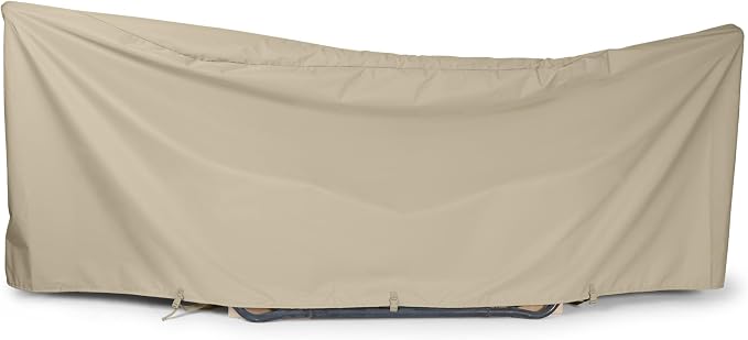 Covermates Elite Hammock Cover – Weather-Resistant 300D Polyester with Double-Stitched Seams, Adjustable Buckle Straps & Lightweight All-Weather Protection, 188W x 58D x 20H, Khaki