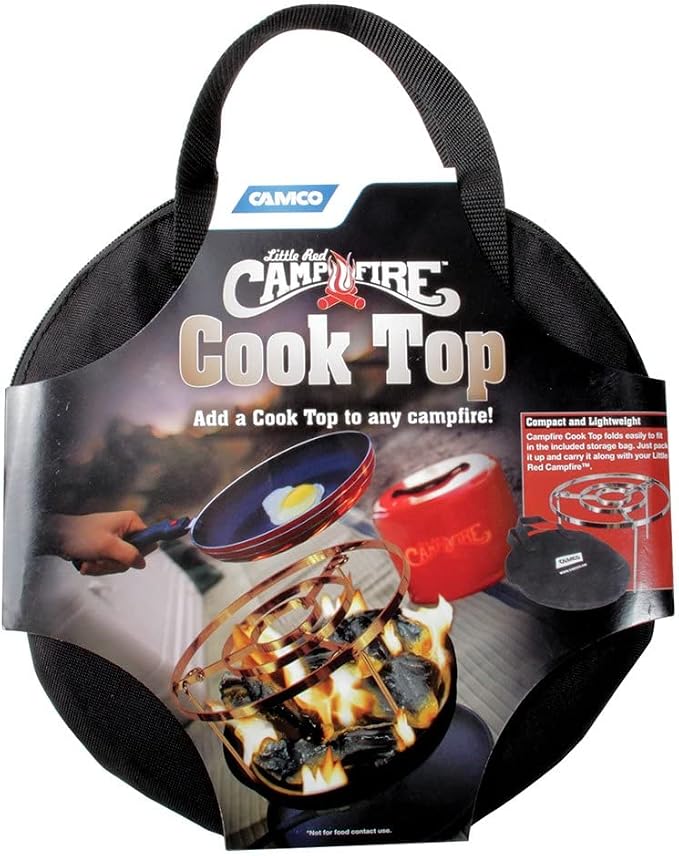 Camco 58033 Little Red Campfire Cook Top