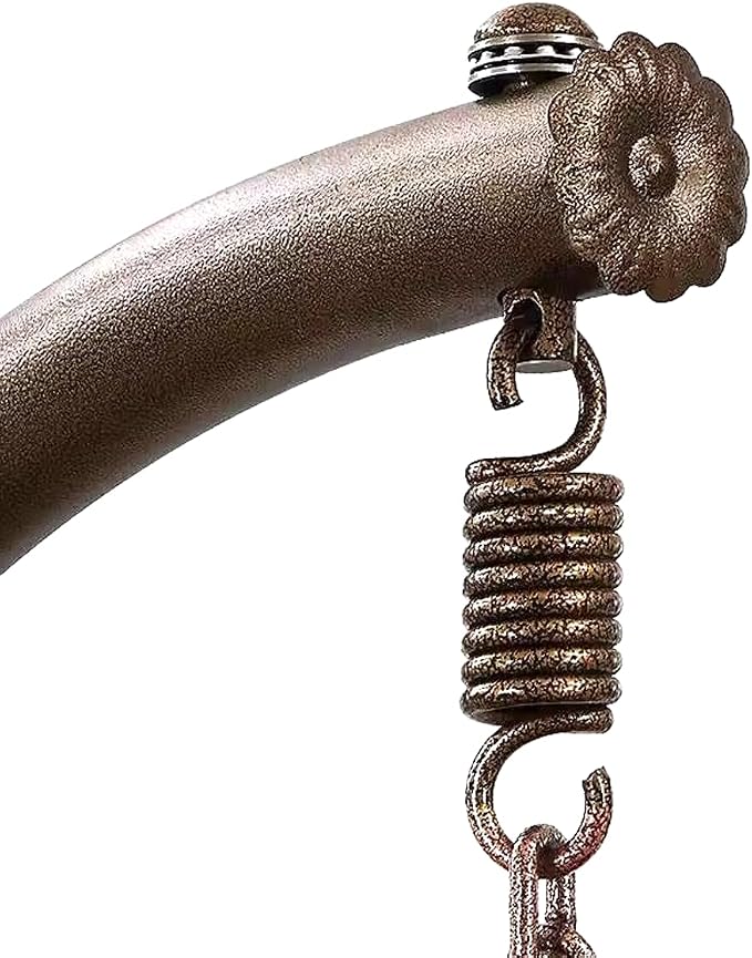 Hanging Kit for Egg Chair Swing Hammocks - Includes Spring, Pin Plug, Silencer Ring - 350lb/158KG Capacity - Suitable for Egg Chairs, Basket Swings and Porch Swings