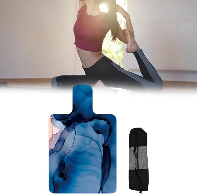 Pilates Reformer Pad Folding Exercise Mat Portable Lightweight Meditation Pad Soft Suede Rubber Protection Cushion Towel Suitable for Indoor Gym