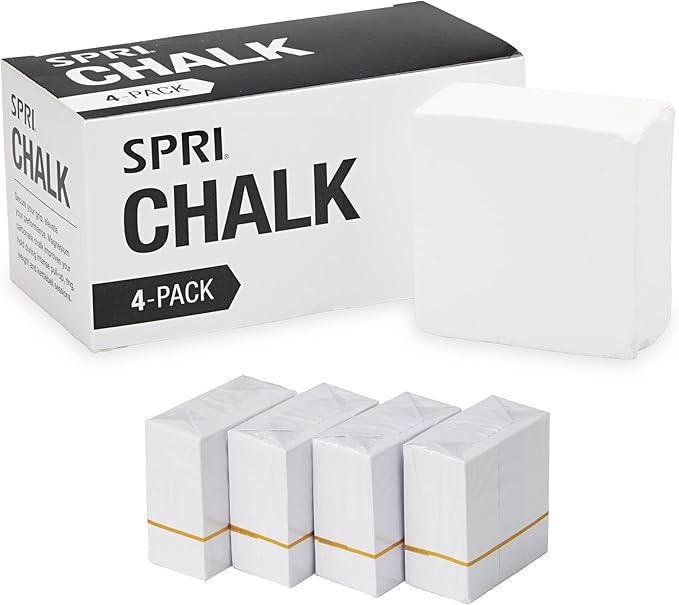 SPRI Chalk Block & Chalk Ball for Gymnastics, Rock Climbing, Bouldering, Rings, Weightlifting, Pool Billiards