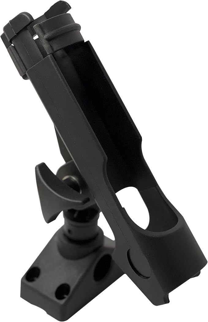 2 Pack Baitcaster/Spinning Rod Holder with Side Deck Mount