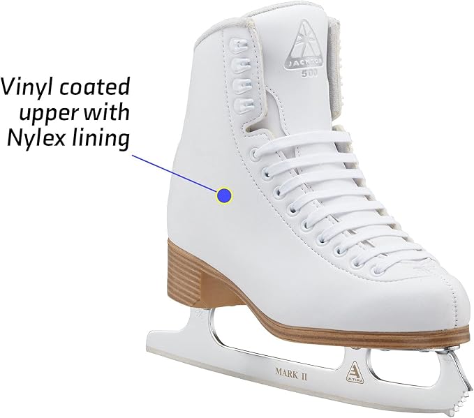 Jackson Classic 200 Womens/Girls Figure Ice Skates | Comfortable Figure Skates for Ice Skating & Recreational Figure Skating, Ice Skates for Kids/Toddler Ice Skates-Medium Width