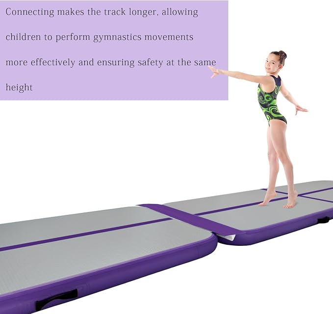 Sumery 3ft/6ft Air Mat Tumble Track Connector Tape for Inflatable Tumbling Gymnastic/Yoga/Camping White（NEW） (40)