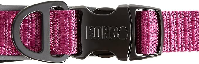 KONG Reflective Shock Absorbing Hands-Free Bungee Dog Leash 6' (Pink)