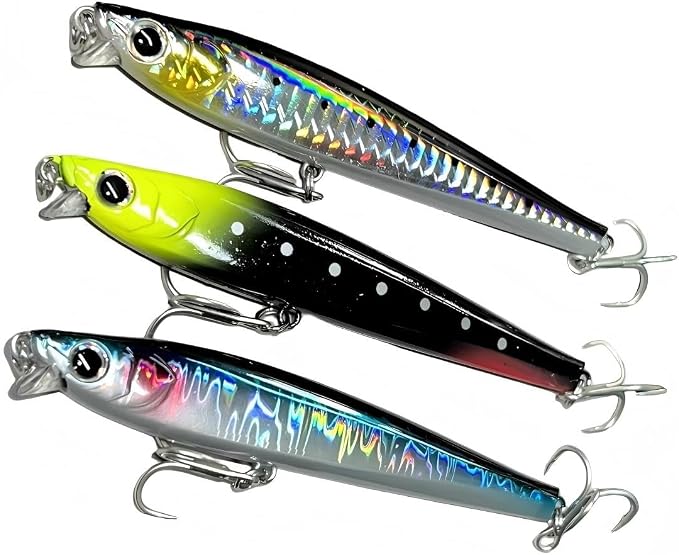 3pcs Boxed Premium Set Fishing Lure Long Cast Mino Ocean Lake Submersible Lure