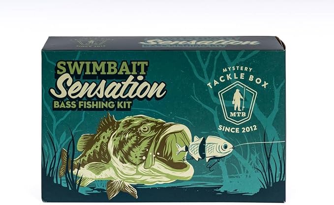 Catch Co Mystery Tackle Box Swimbaits Sensation Fishing Kit (5-7 Swimbaits)