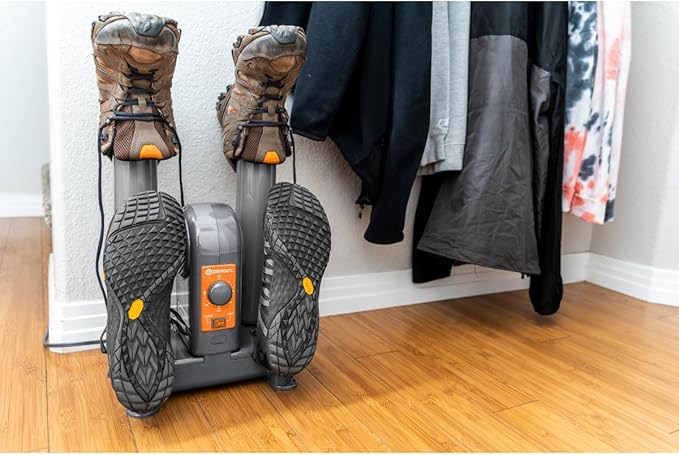 DryGuy Shoe,Boot,Garment & Gear Electric Dryer,Quick Drying for Ski,Work,Sports Equipment – Energy Efficient,Odor Eliminating Design,Home or Garage Use,4 Port,Heat + Fan (Dry time: 1-3hrs) (Pack of 4)