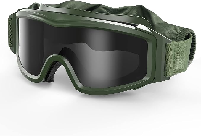 xaegistac Tactical Airsoft Goggles Anti Fog Military Glasses, Ballistic Safety Goggles for Shooting Hunting