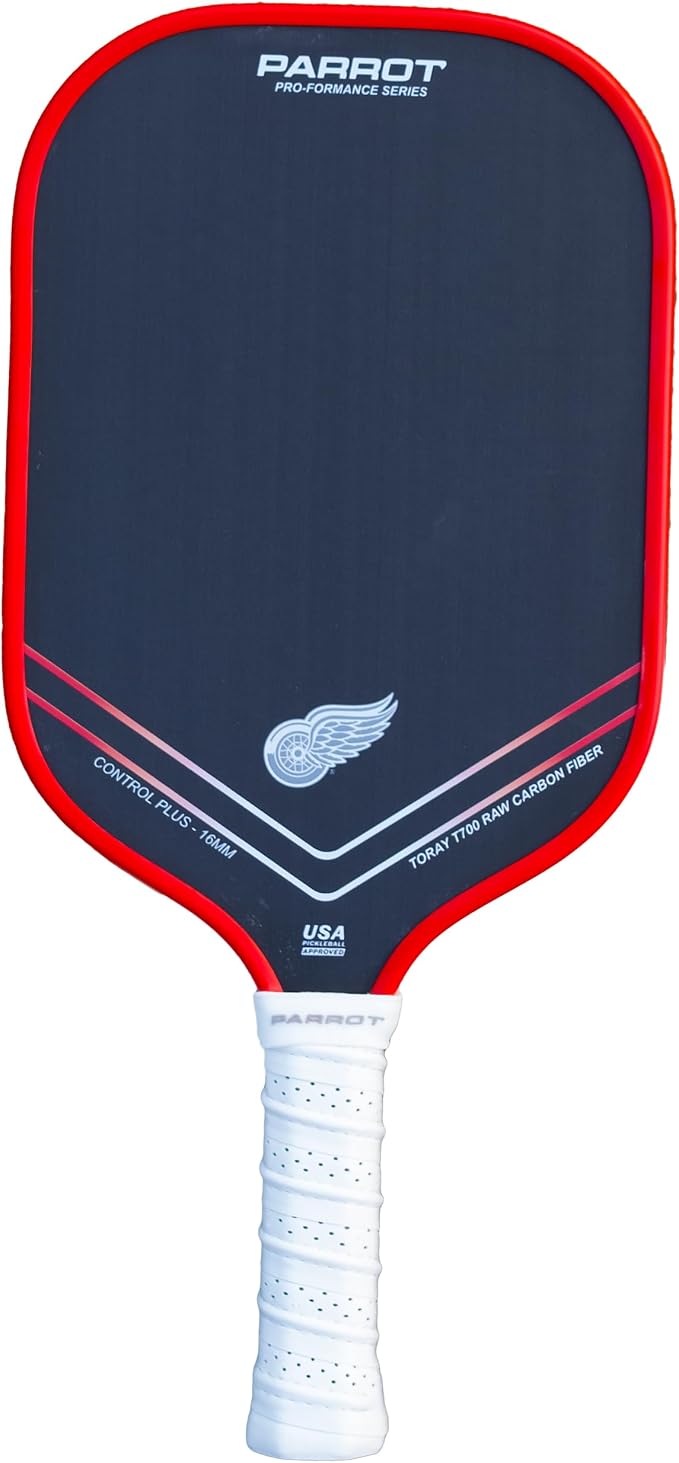 Team Golf Parrot Paddles NHL Detroit Red Wings Pro-Formance Pickleball Paddle