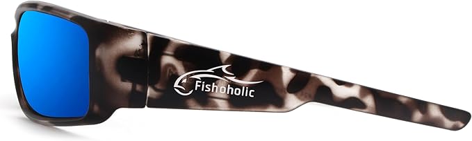 Fishoholic Polarized Fishing Sunglasses UV400 (14 Options) Fishing Gift with Hard Case & Pouch