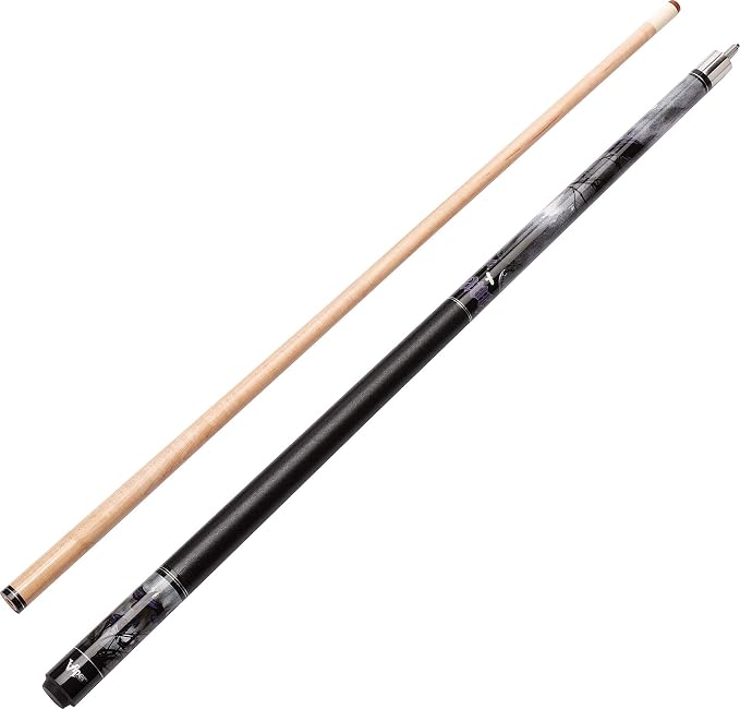 Viper by GLD Products Underground Raven Cue and Casemaster Q-Vault Supreme Black Cue Case, Muti
