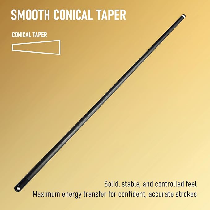 Series, Glass Fiber Pool Cue Stick, Uni-QR, 3/8-10, 5/16-18 Joint, Synthetic Leather Grip, 29" Glassfiber Shaft, 7-Layer Microfiber Tip