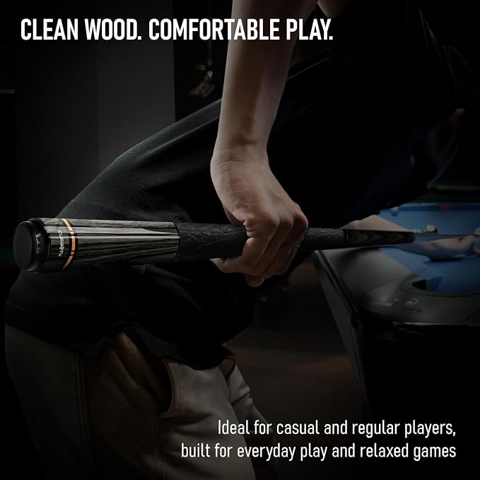 Series, Glass Fiber Pool Cue Stick, Uni-QR, 3/8-10, 5/16-18 Joint, Synthetic Leather Grip, 29" Glassfiber Shaft, 7-Layer Microfiber Tip