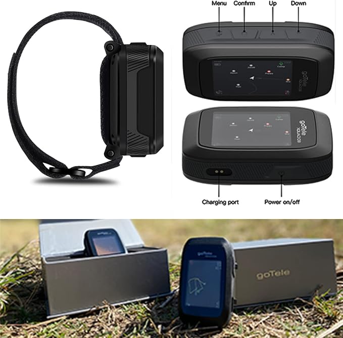 2 Packs GPS Handheld for Hiking Real Time Group Outdoor Exploring Tracking Communication Device Gotele Xquad 03 Off Grid Tracker No Network Required