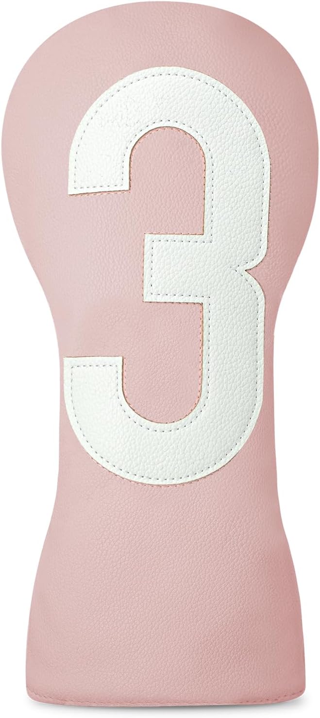 Premium Golf Head Covers - Golf Driver Head Covers, Protects Against Scratches and Damage, Specifically Designed for Fairway Woods.
