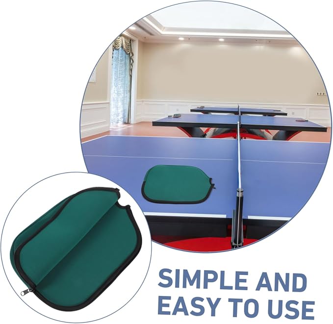 balacoo 3pcs Table Tennis Racket Case Portable -scratch Cover for Easy Carrying and Lightweight Design for Players for Daily and Games