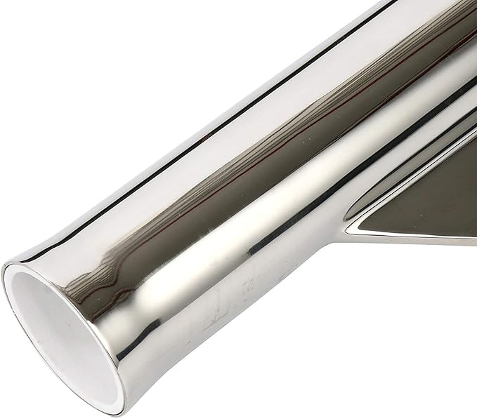 Amarine Made 2-Pack Stainless Fishing Rod Holder Angeled and Flared with Liner - 1/3" Coped Blade, 1-3/4" Inner Diameter White Liner