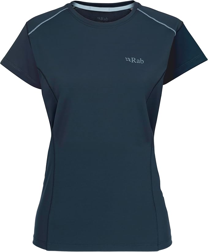 Rab Women's Force Tee - Lightweight T-Shirt for Hiking, Climbing, & Trail Running