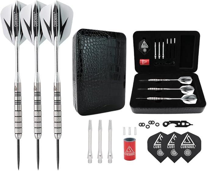 CUESOUL Professional Tungsten Steel Tip Darts-30g/28g/26g/25g/24g/22g