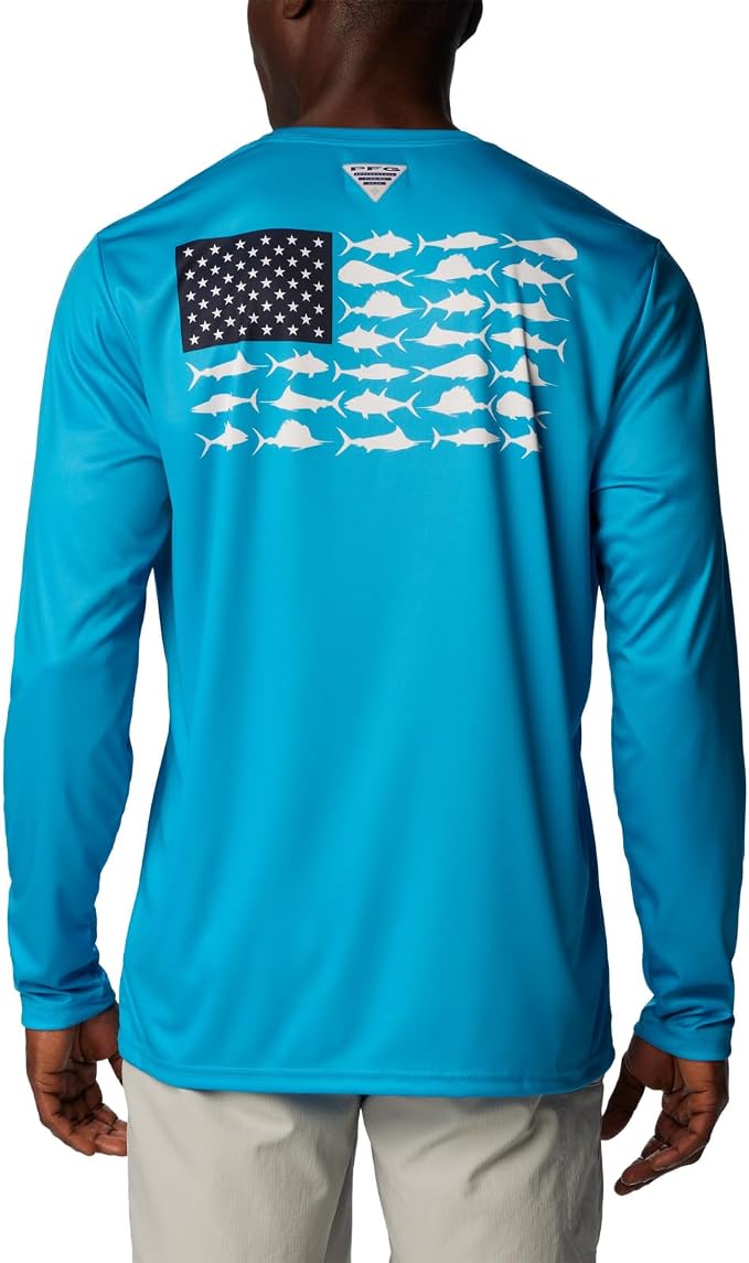 Columbia Terminal Tackle PFG Fish Flag Long Sleeve